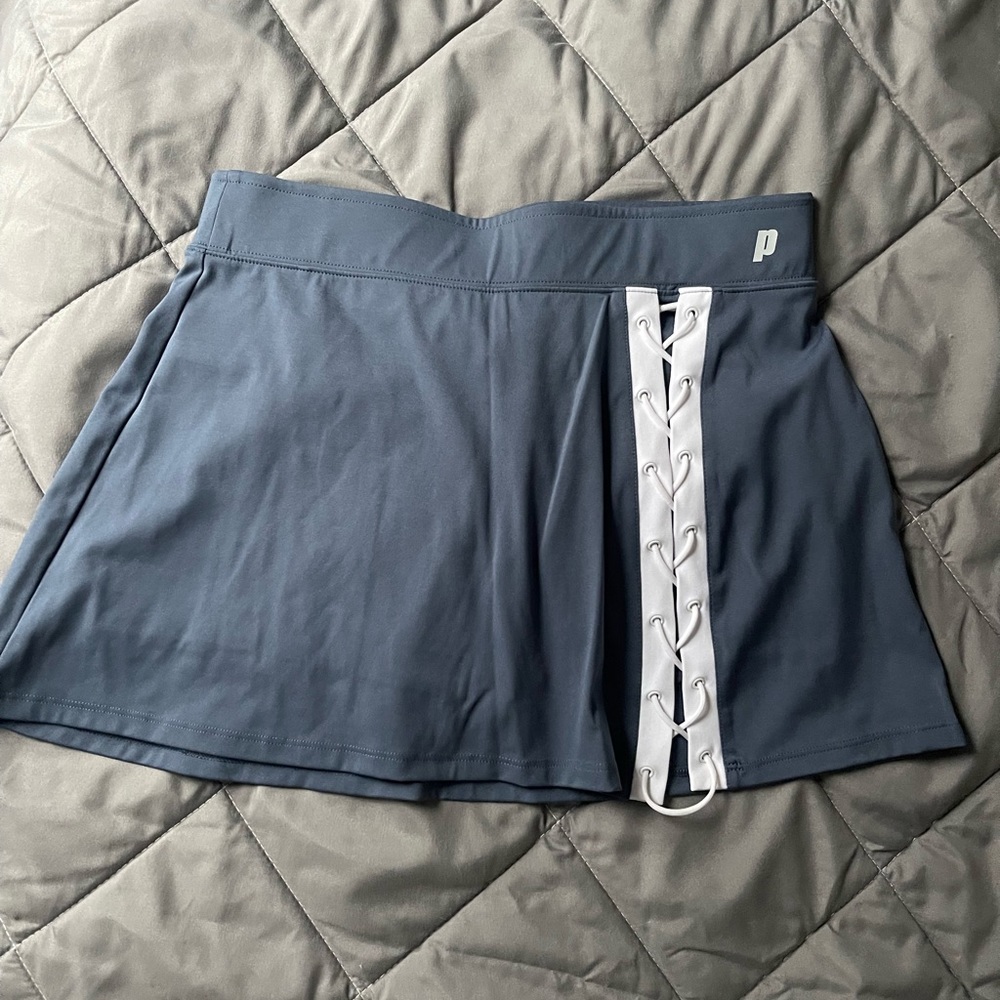 prince lace up tennis skirt